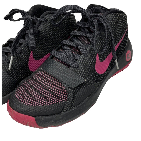 nike KD Trey 5 III kid 4.5 or wom 6.5 eu 36.5 black pink basketball shoe hi top - Picture 1 of 15
